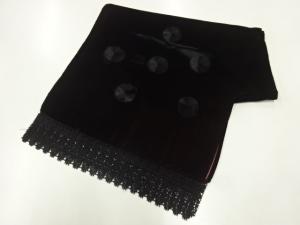 ビロードレース丸紋模様ショール